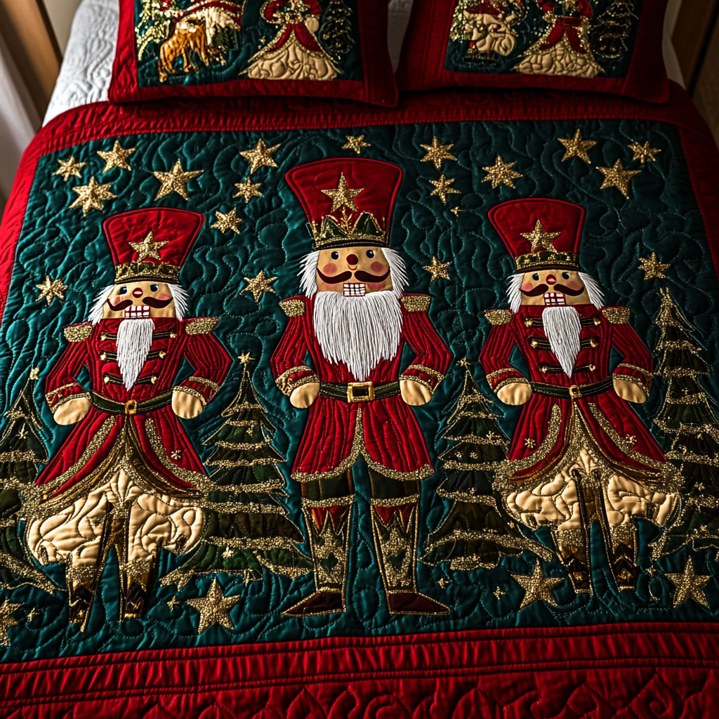 Christmas Nutcracker TAI201124170 Quilt Bedding Set