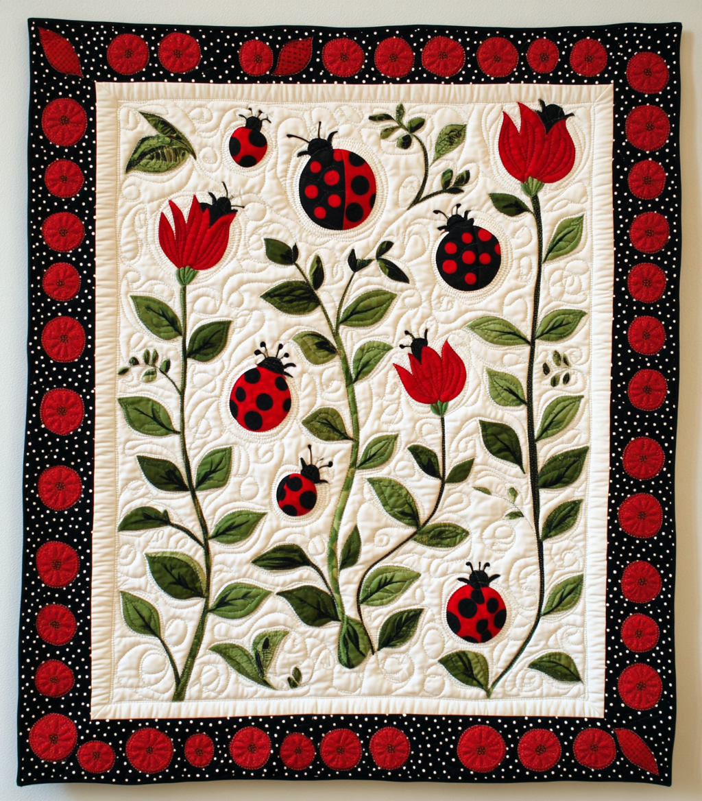 Ladybug DAI221024166 Quilt Blanket – Alpha Quilt