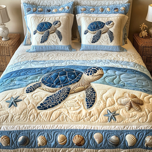 Sea Turtle TAI201124033 Quilt Bedding Set