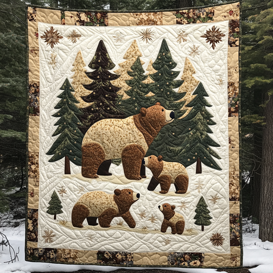 Woodland Bear DAI190225040 Quilt Blanket