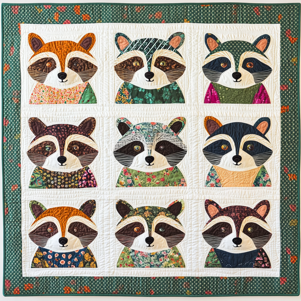 Raccoon DAI25102463 Quilt Blanket