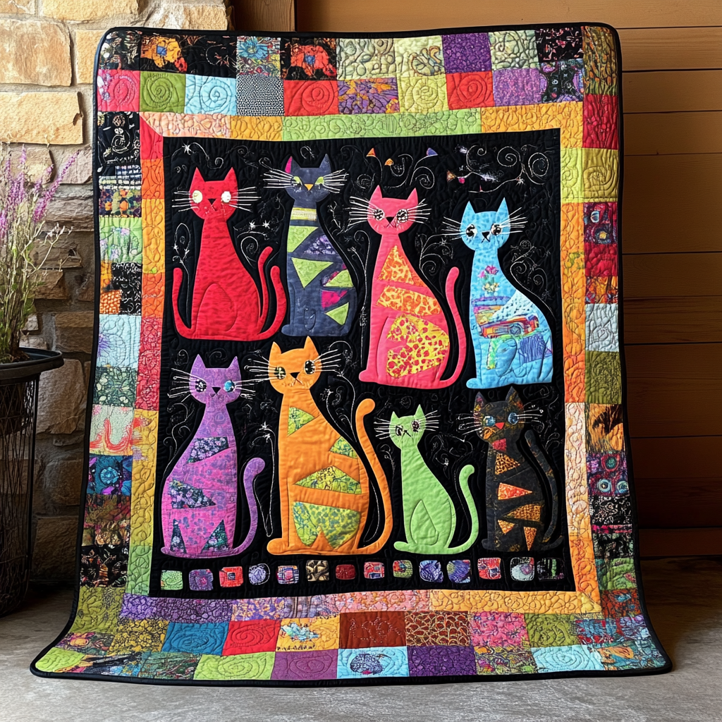 Cat TAI181024035 Quilt Blanket