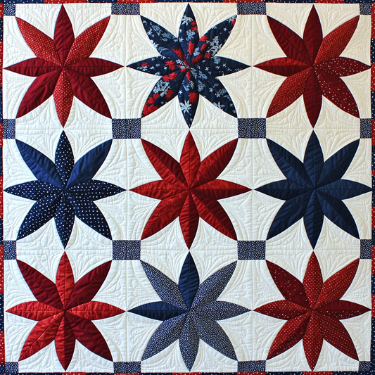 Patriotic Star DAI040225040 Quilt Blanket