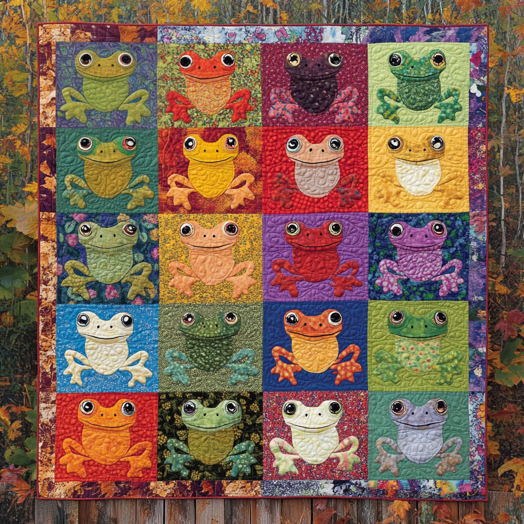 Frog DAI221024059 Quilt Blanket