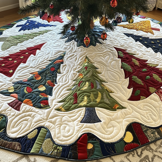 Christmas Tree TAI021024154 Quilted Tree Skirt