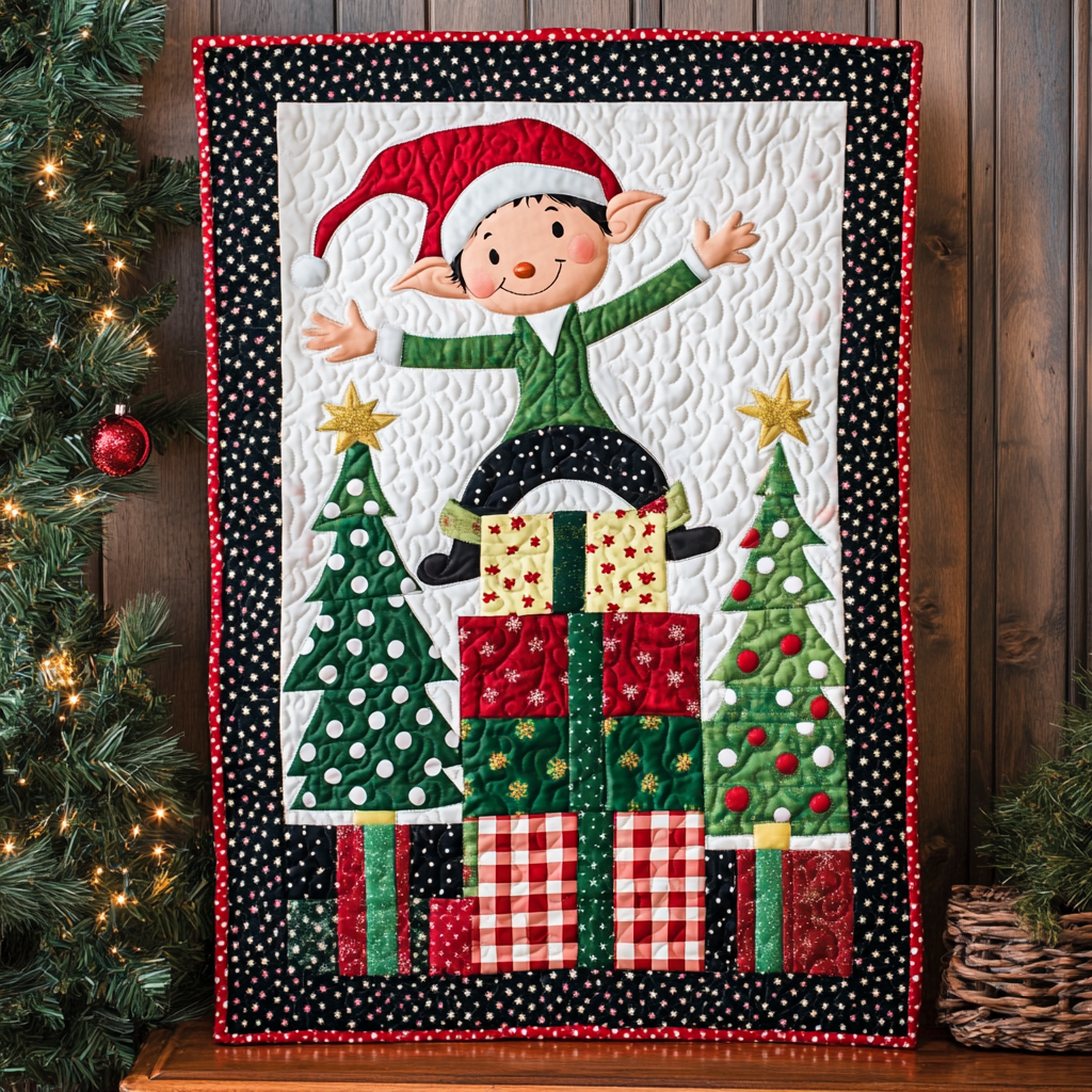 Christmas Elf DAI201124413 Quilt Blanket – Alpha Quilt