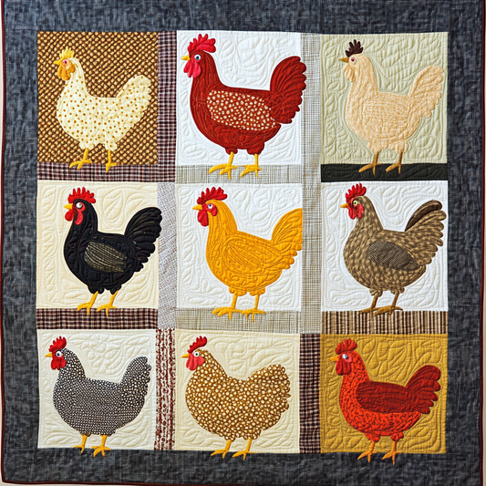 Chicken DAI190824185 Quilt Blanket