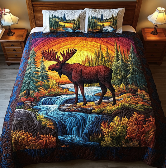 Moose DAI150125197 Quilt Bedding Set