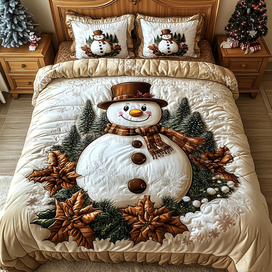 Christmas Snowman TAI201124226 Quilt Bedding Set