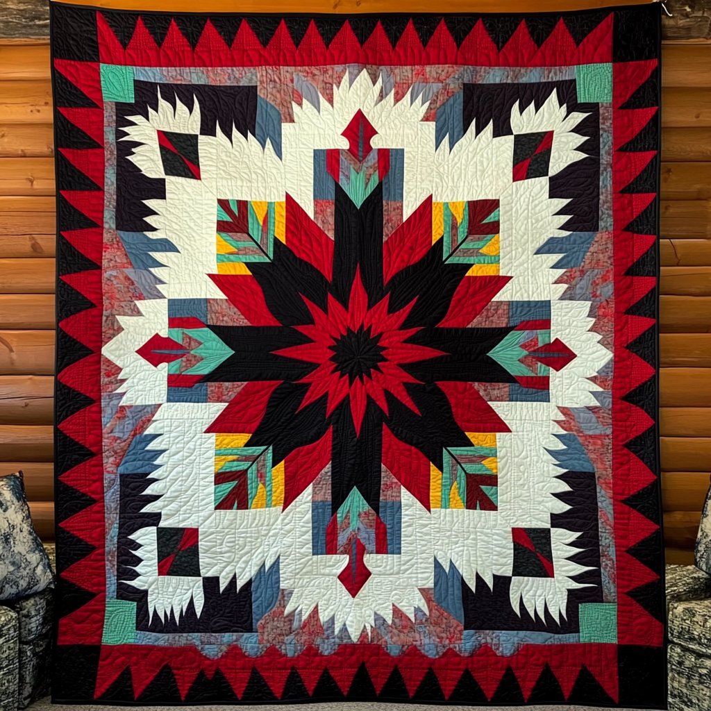 Native American TAI091024040 Quilt Blanket