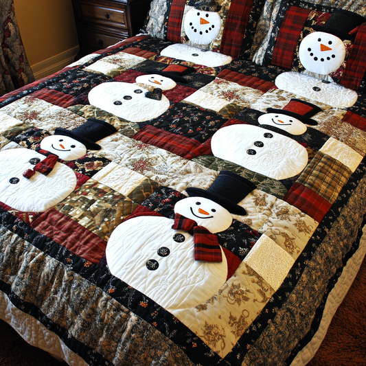 Christmas Snowman DAI130824016 Quilt Blanket