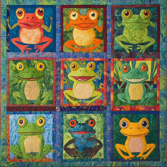 Frog TAI01102476 Quilt Blanket