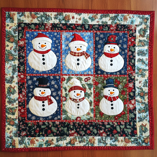 Christmas Snowman TAI040924433 Quilted Placemats