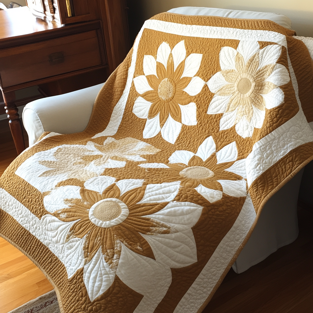 Flower TAI151024428 Quilt Blanket