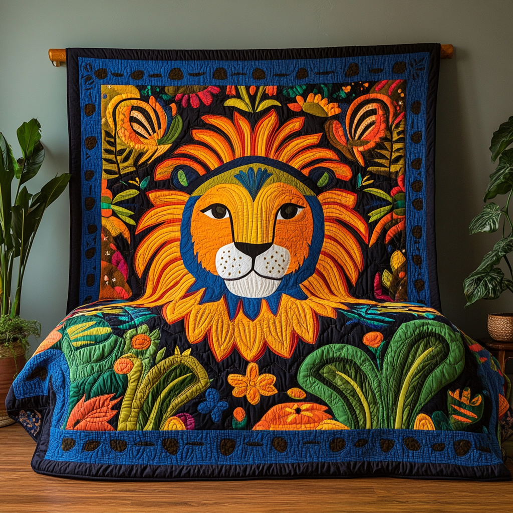 Lion DAI25102429 Quilt Blanket