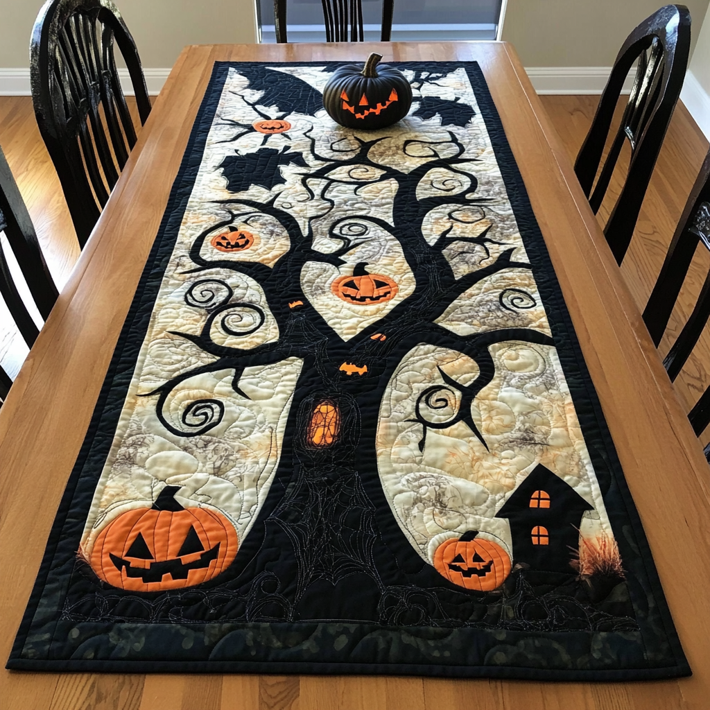 Halloween TAI040924407 Quilted Table Runner