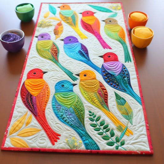 Bird TAI261223095 Quilted Table Runner