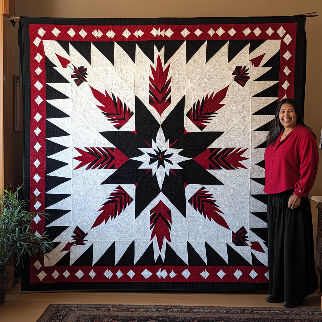 Native American TAI091024025 Quilt Blanket