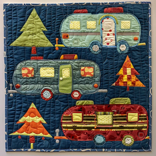 Camping Caravan TAI060324213 Quilted Placemats