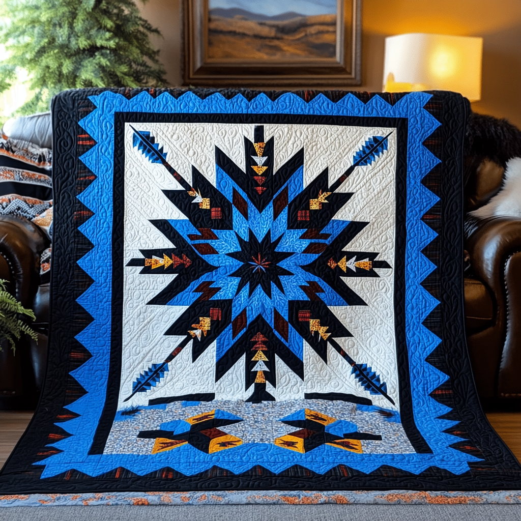 Native American TAI091024046 Quilt Blanket