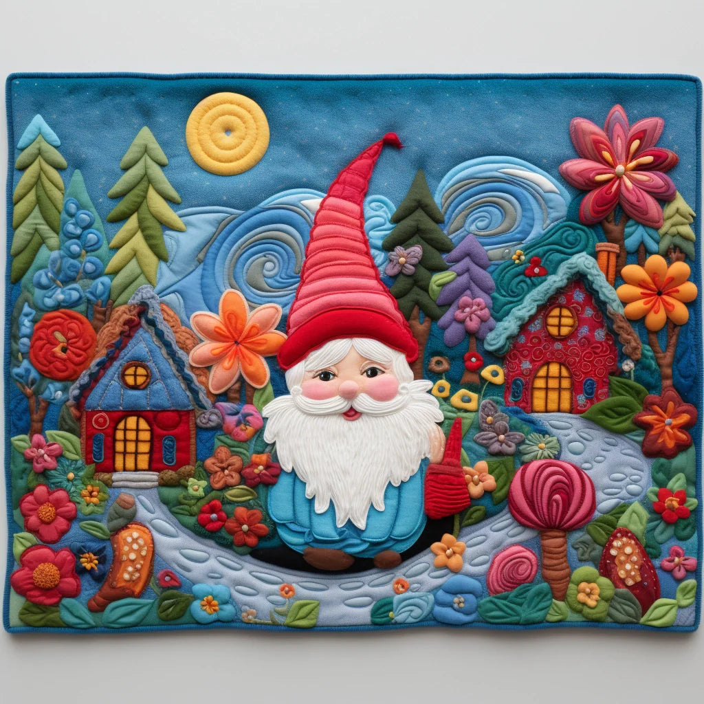 Gnome TAI020324099 Quilted Placemats