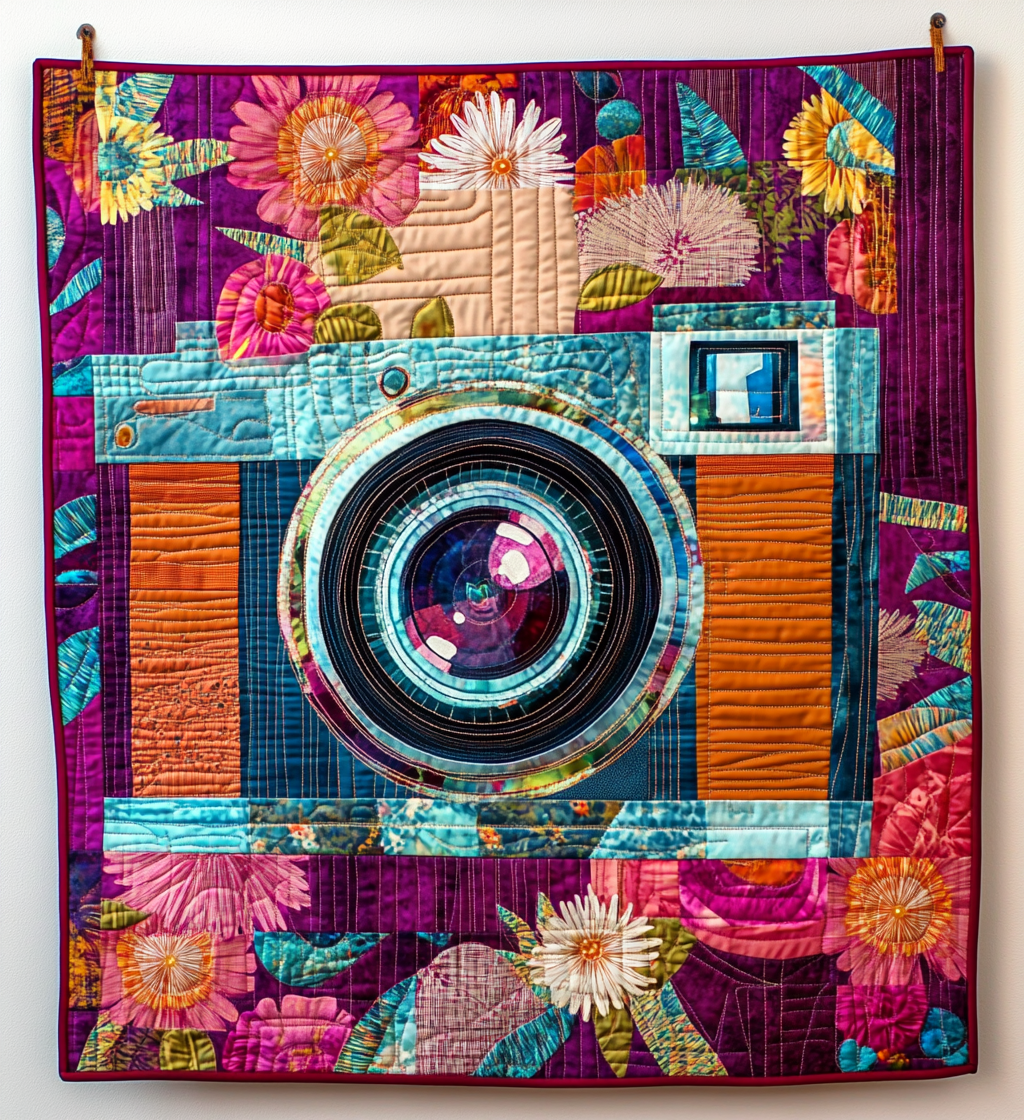 Camera DAI150125002 Quilt Blanket