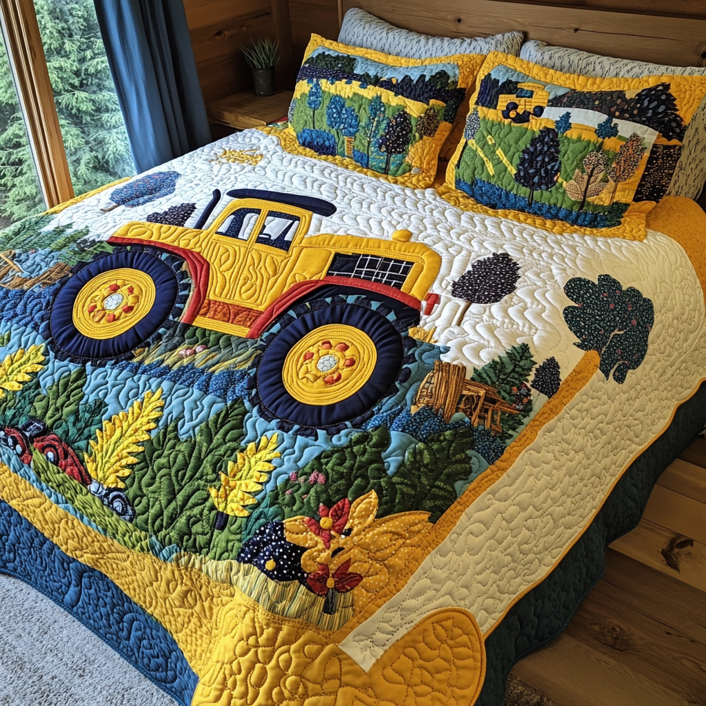 Farm Tractor DAI101224025 Quilt Bedding Set