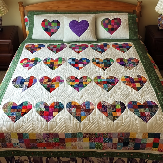 Heart DAI280824095 Quilt Bedding Set