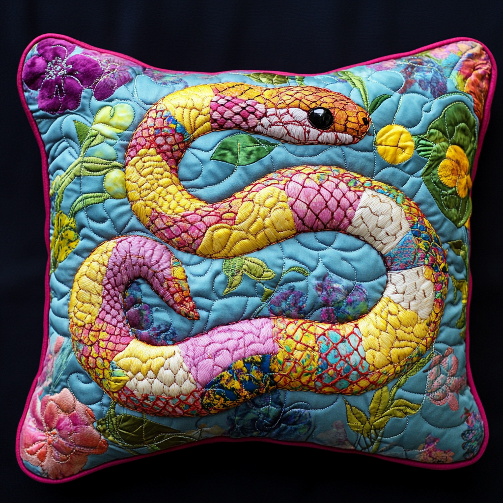 Snake DAI200125300 Quilted Pillow Case
