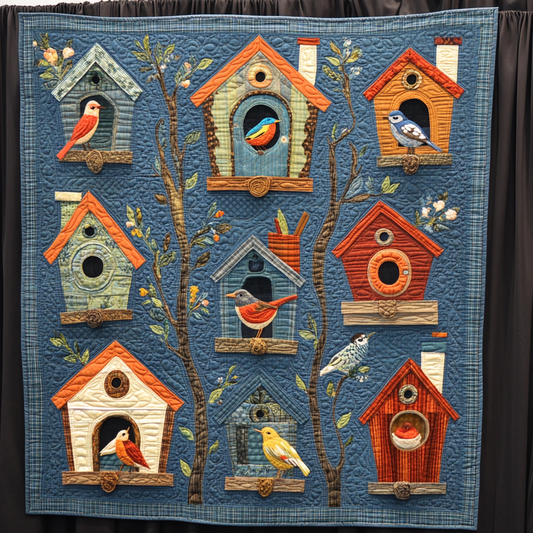 Birdhouse DAI221024216 Quilt Blanket