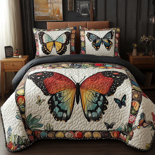 Butterfly TAI080824138 Quilt Bedding Set