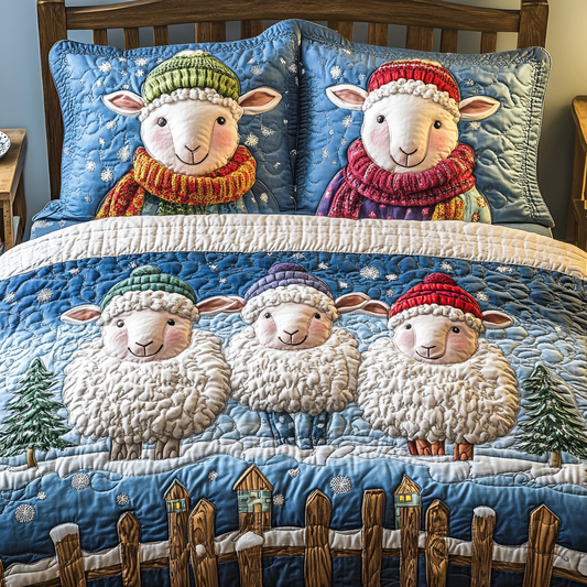 Sheep TAI101224382 Quilt Bedding Set