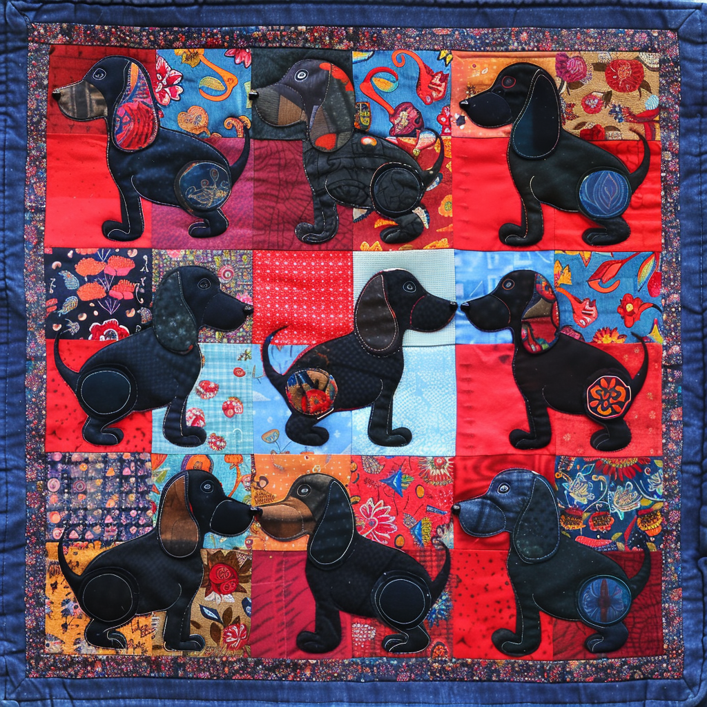 Dogs TAI100724001 Quilt Blanket