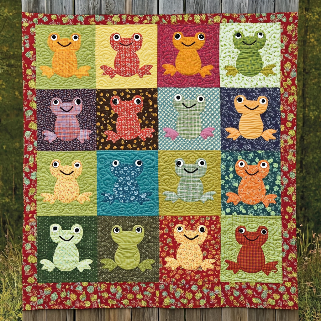 Frog DAI221024054 Quilt Blanket