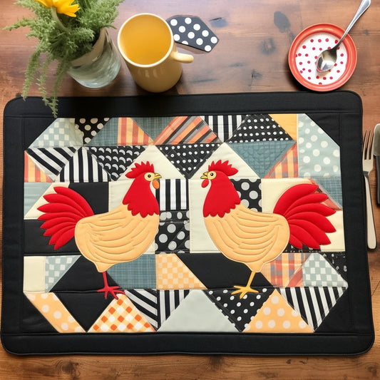 Chicken TAI280224089 Quilted Placemats