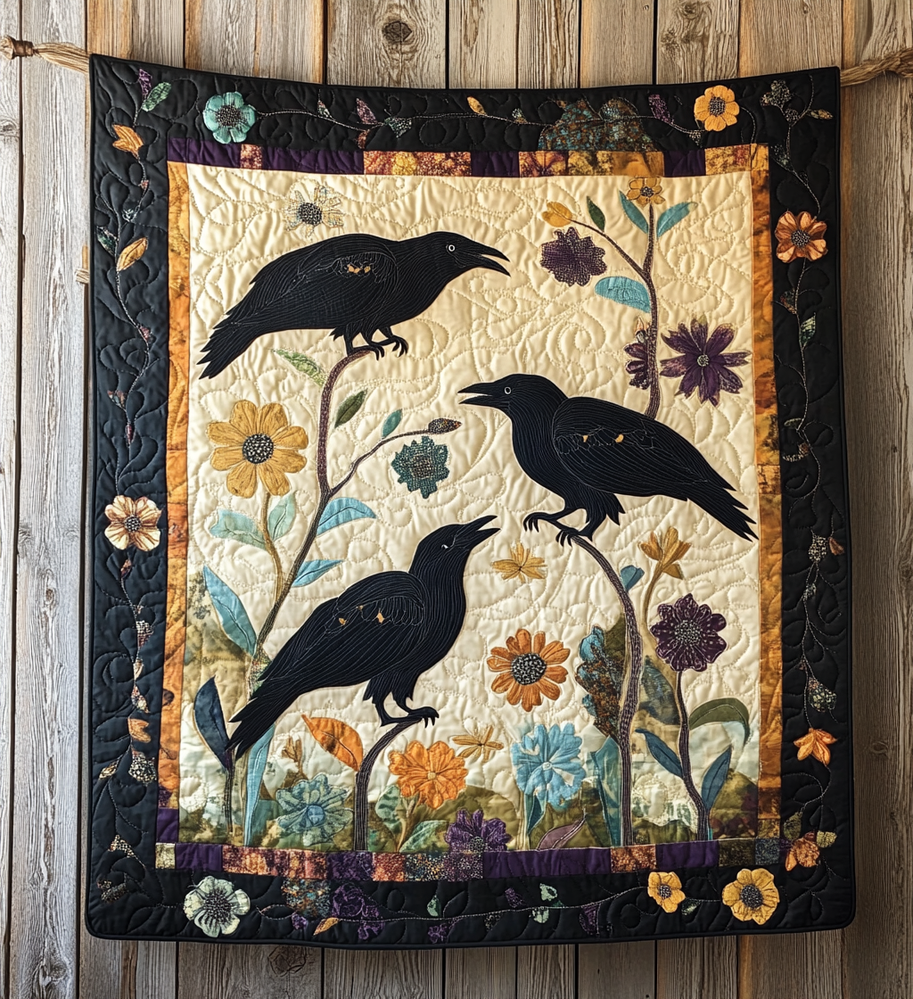 Raven DAI040225105 Quilt Blanket