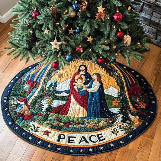 Nativity Scene TAI041024072 Quilted Tree Skirt