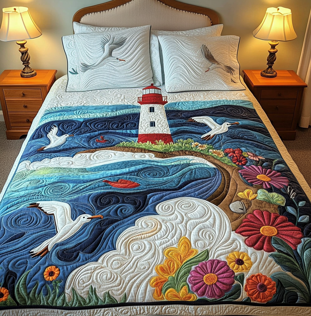 Lighthouse DAI200125039 Quilt Bedding Set – Alpha Quilt