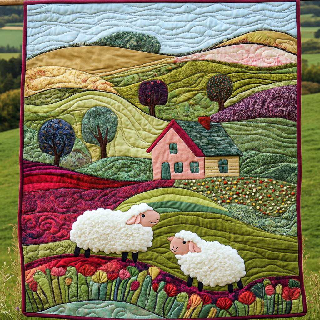 Farm House DAI150125037 Quilt Blanket