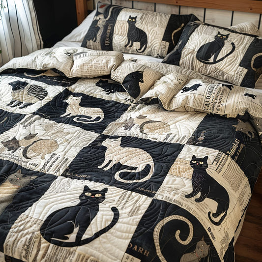 Black Cat TAI170724040 Quilt Bedding Set