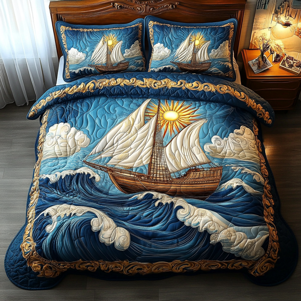 Nautical Ship DAI200125009 Quilt Bedding Set