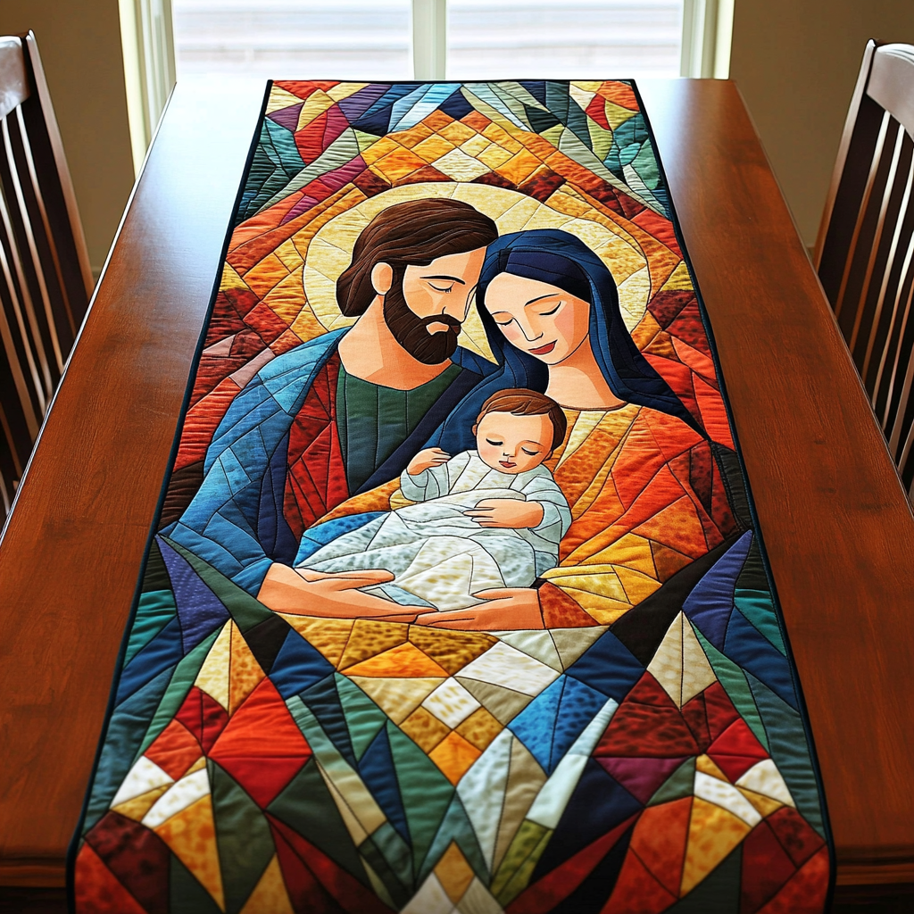 Nativity TAI041024321 Quilted Table Runner