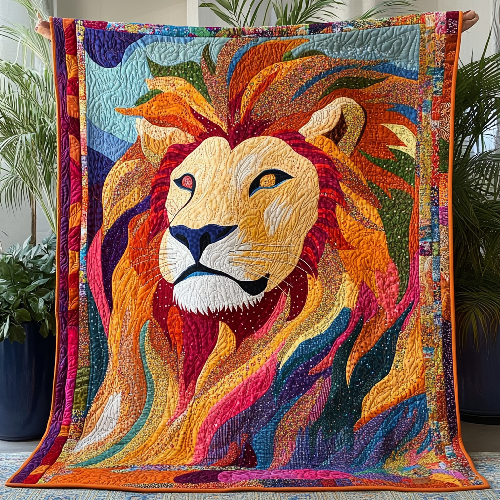 Lion DAI25102424 Quilt Blanket