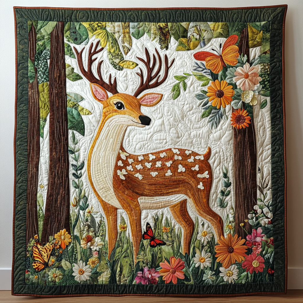 Deer DAI040225090 Quilt Blanket
