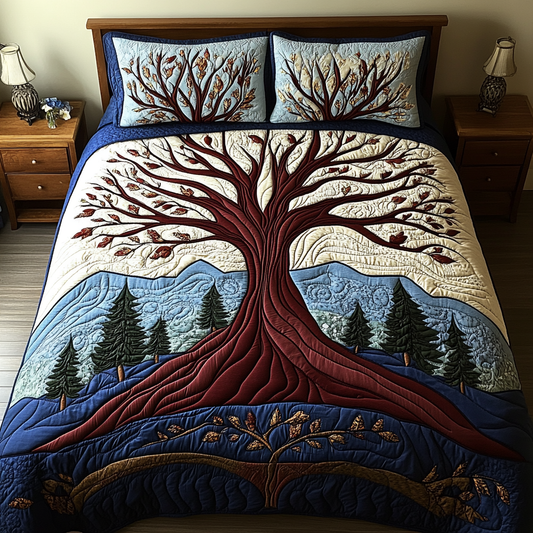 Tree Of Life TAI101224512 Quilt Bedding Set