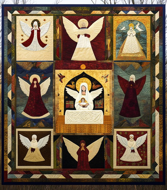 Nativity Scene DAI111124477 Quilt Blanket