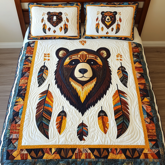 Native American Bear DAI241224281 Quilt Bedding Set