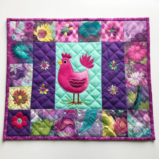 Chicken TAI260224155 Quilted Placemats