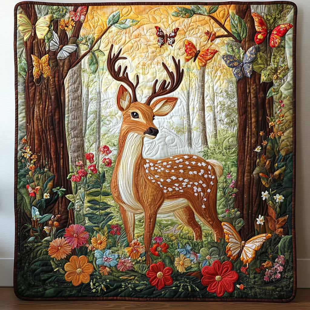 Deer DAI040225092 Quilt Blanket