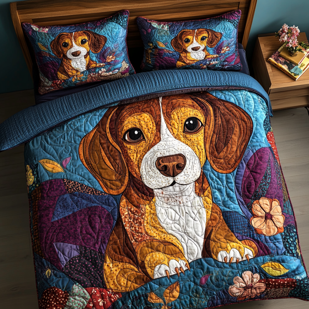 Beagle TAI181024309 Quilt Bedding Set – Alpha Quilt